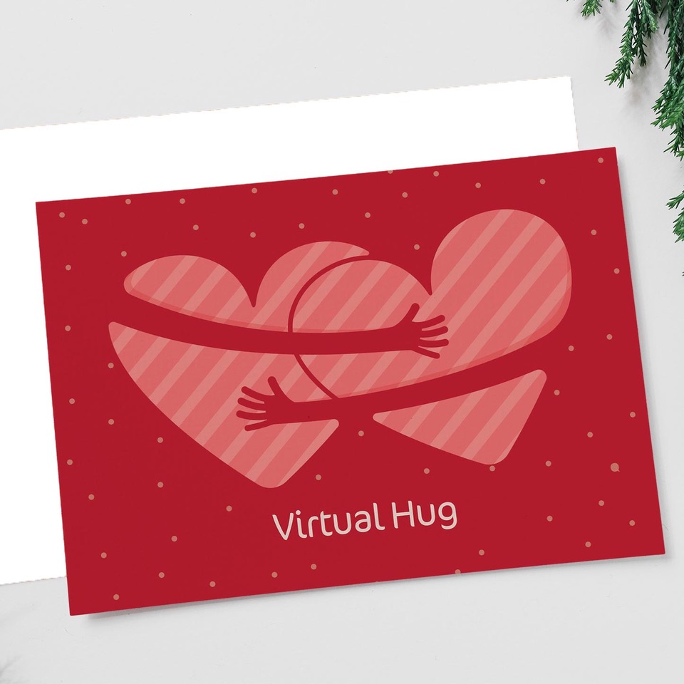 Virtual Hug Holiday Card