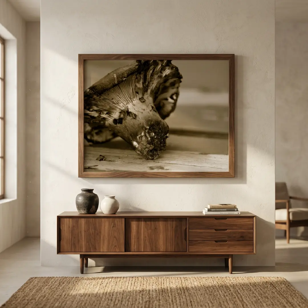 Mushroom Photo Print Nature Inspired Wall Art